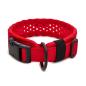 Preview: SOFTY Halsband | Länge: 35-41cm | Breite: 3,8cm | Farbe: rot/rot